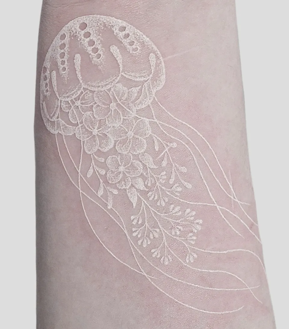 white tattoo