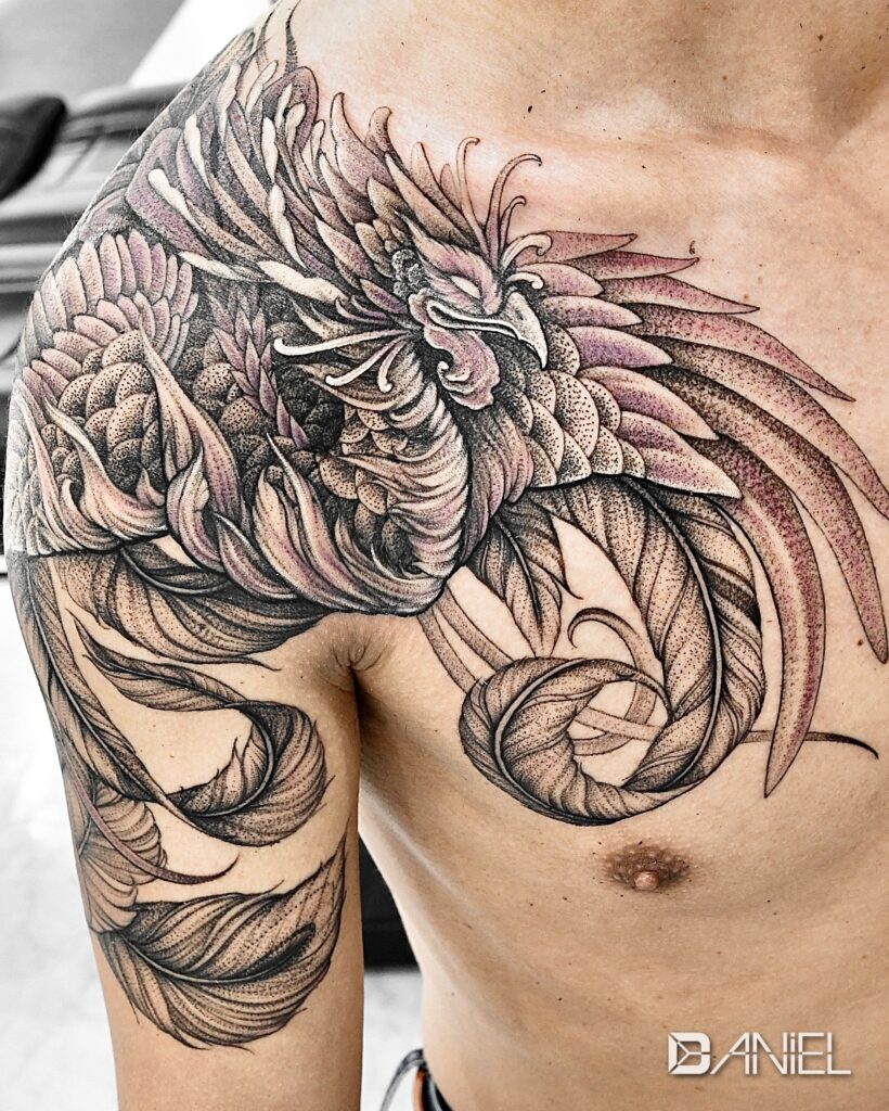 Chinese phoenix tattoo Daniel 02