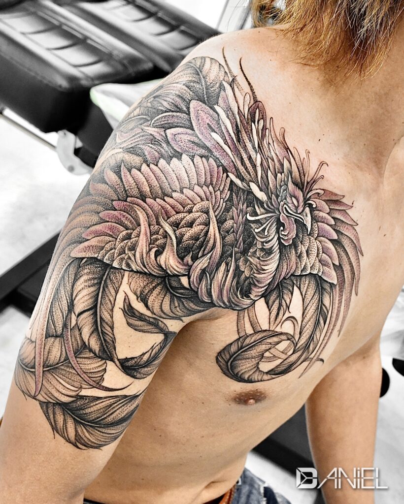 Chinese phoenix tattoo Daniel 03