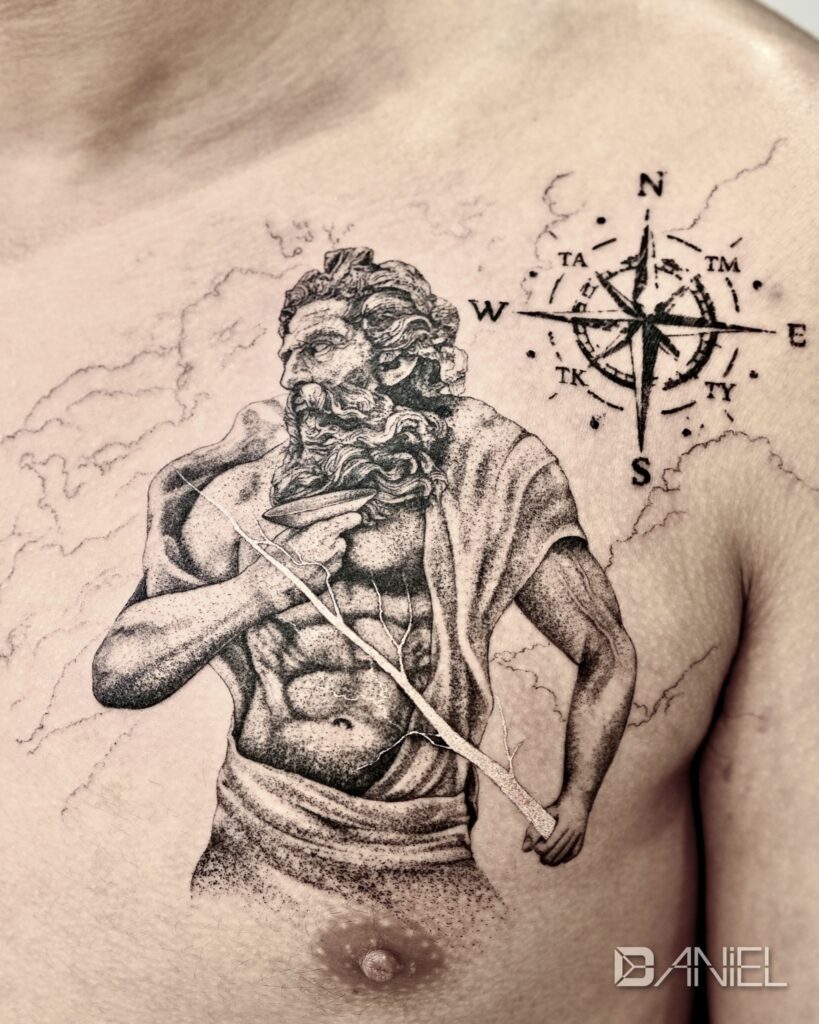 Zeus tattoo Daniel