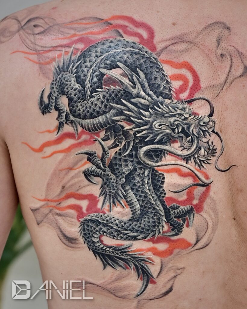 amtima flame dragon tattoo daniel