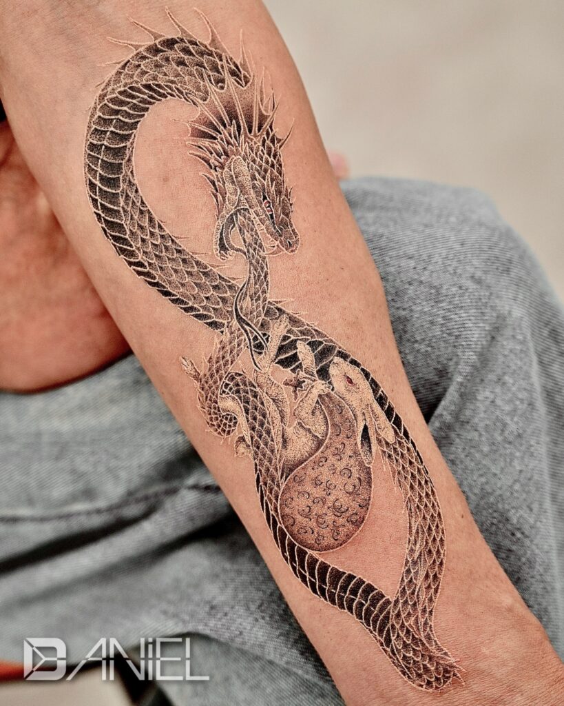 antima ouroboros × rabbit daikoku tattoo daniel 03