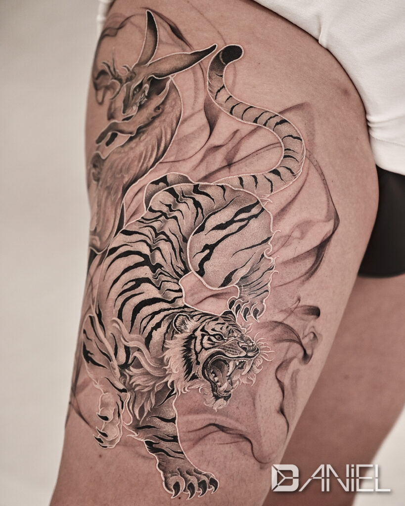 antima tiger & rabbit tattoo daniel 03