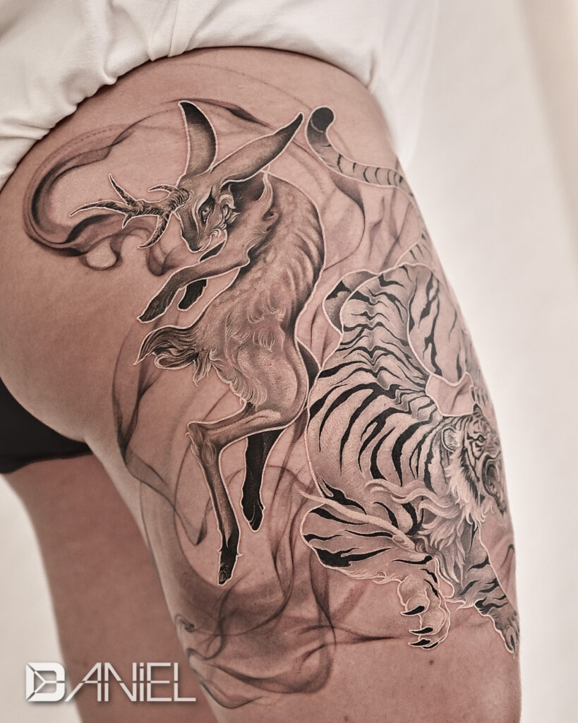 antima tiger & rabbit tattoo daniel 06