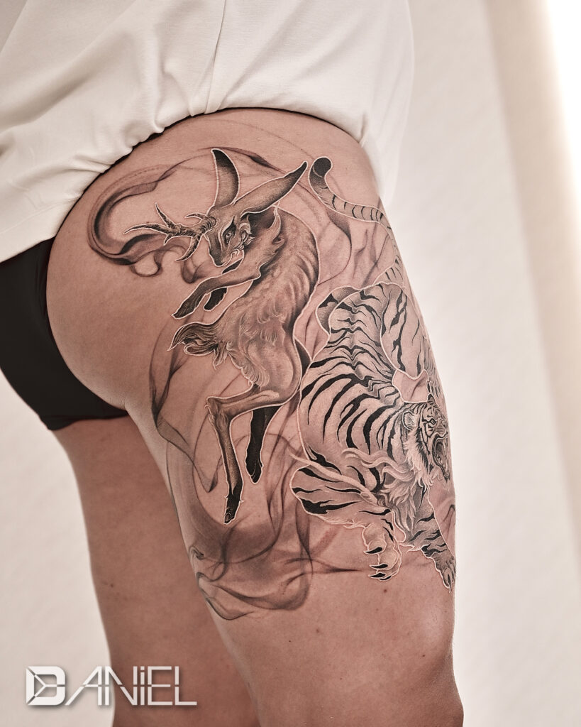 antima tiger & rabbit tattoo daniel 07