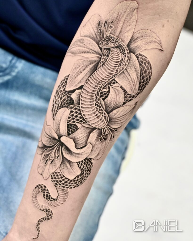 cobra lily tattoo Daniel