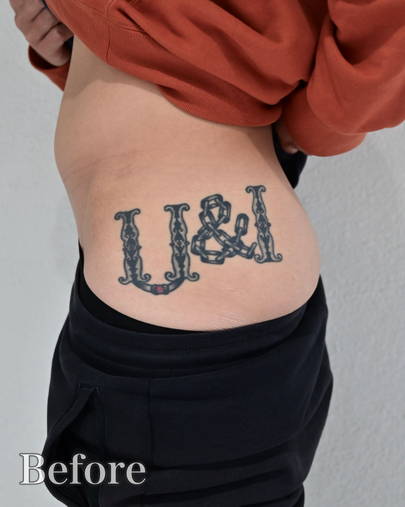 cover up wing × acanthus tattoo daniel 07 before