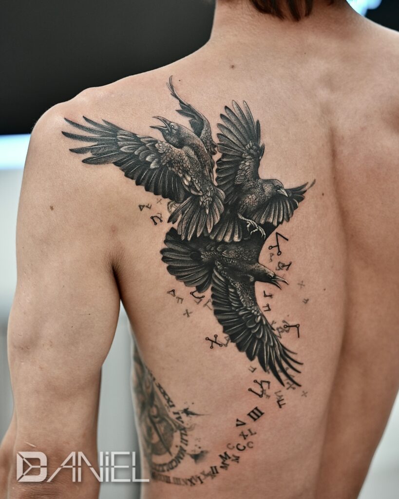 crows × nier tattoo daniel 02