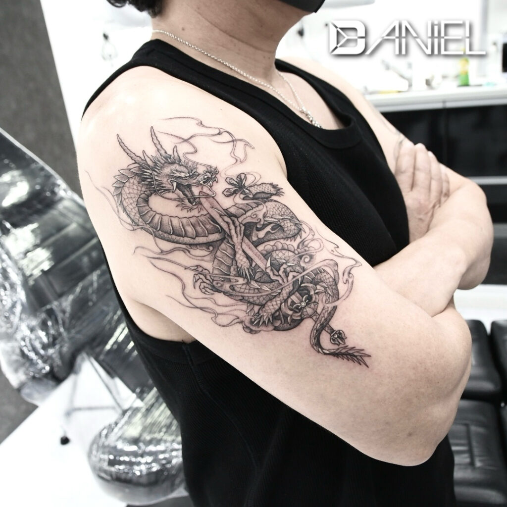 dragon tattoo Daniel