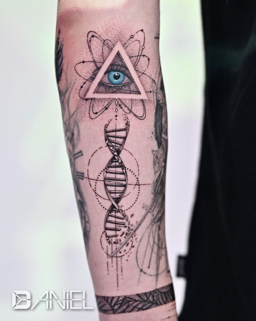 geometric tattoo daniel