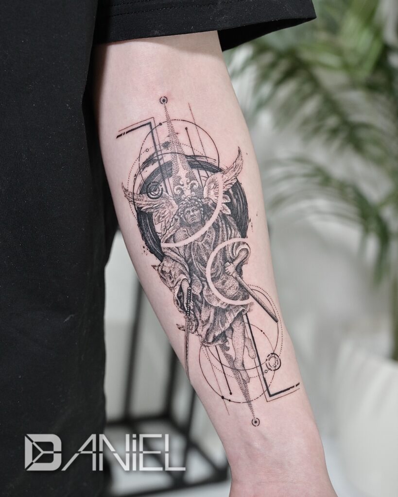 geometric × god tattoo daniel 03