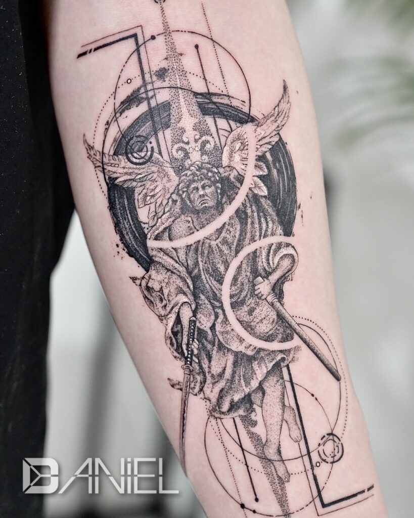 geometric × god tattoo daniel 04