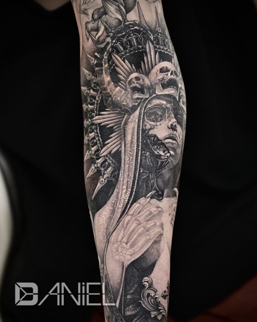 gothic portait tattoo daniel 07