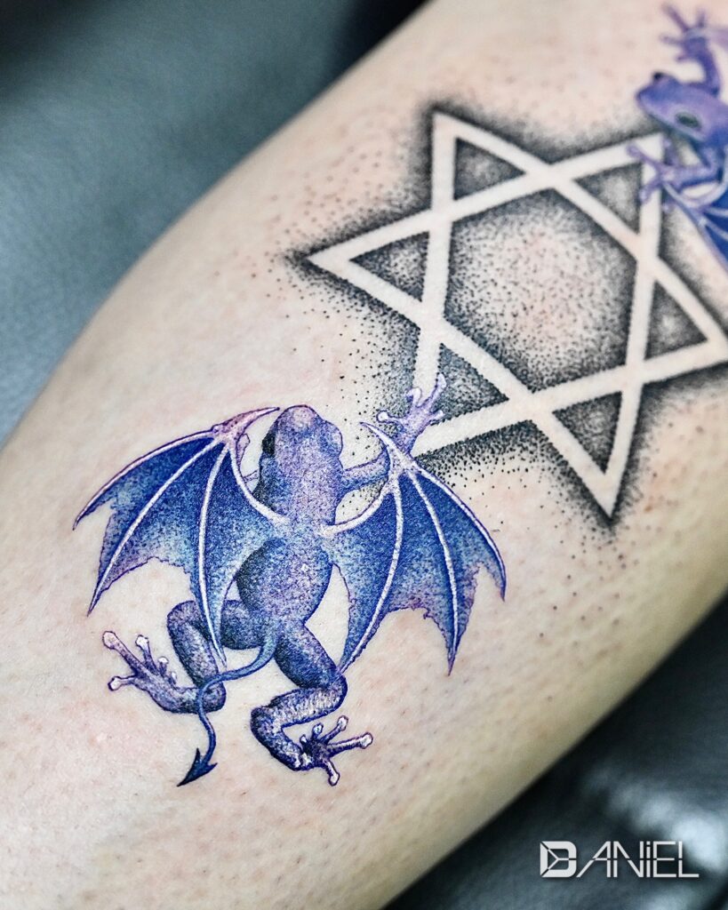 hexagram frog tattoo Daniel 04