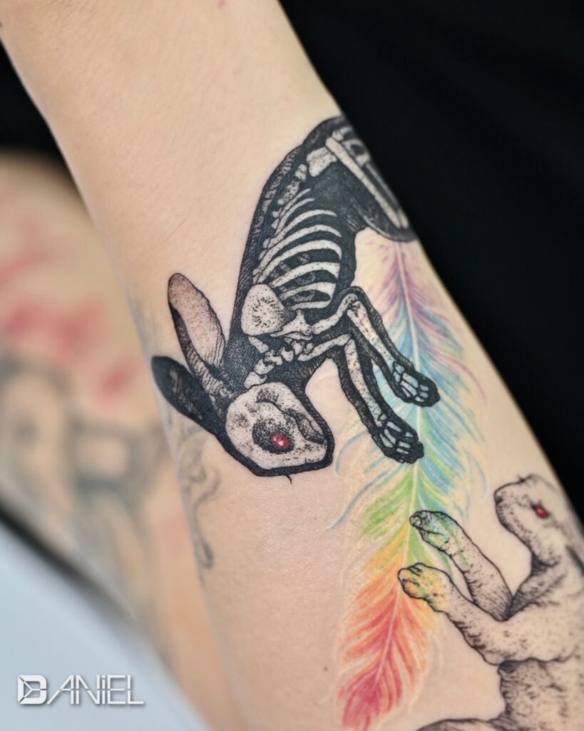 yin-yang rabbit tattoo Daniel 03
