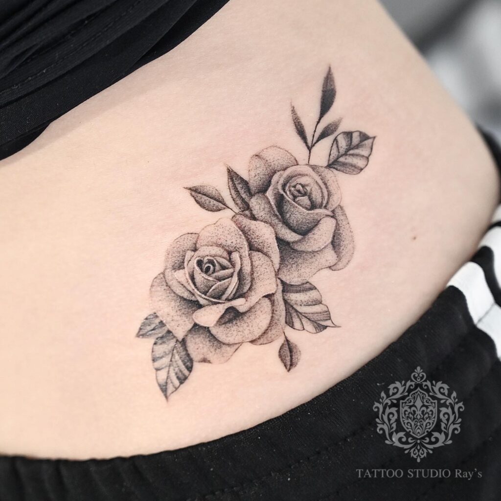 rose tattoo AYUMI