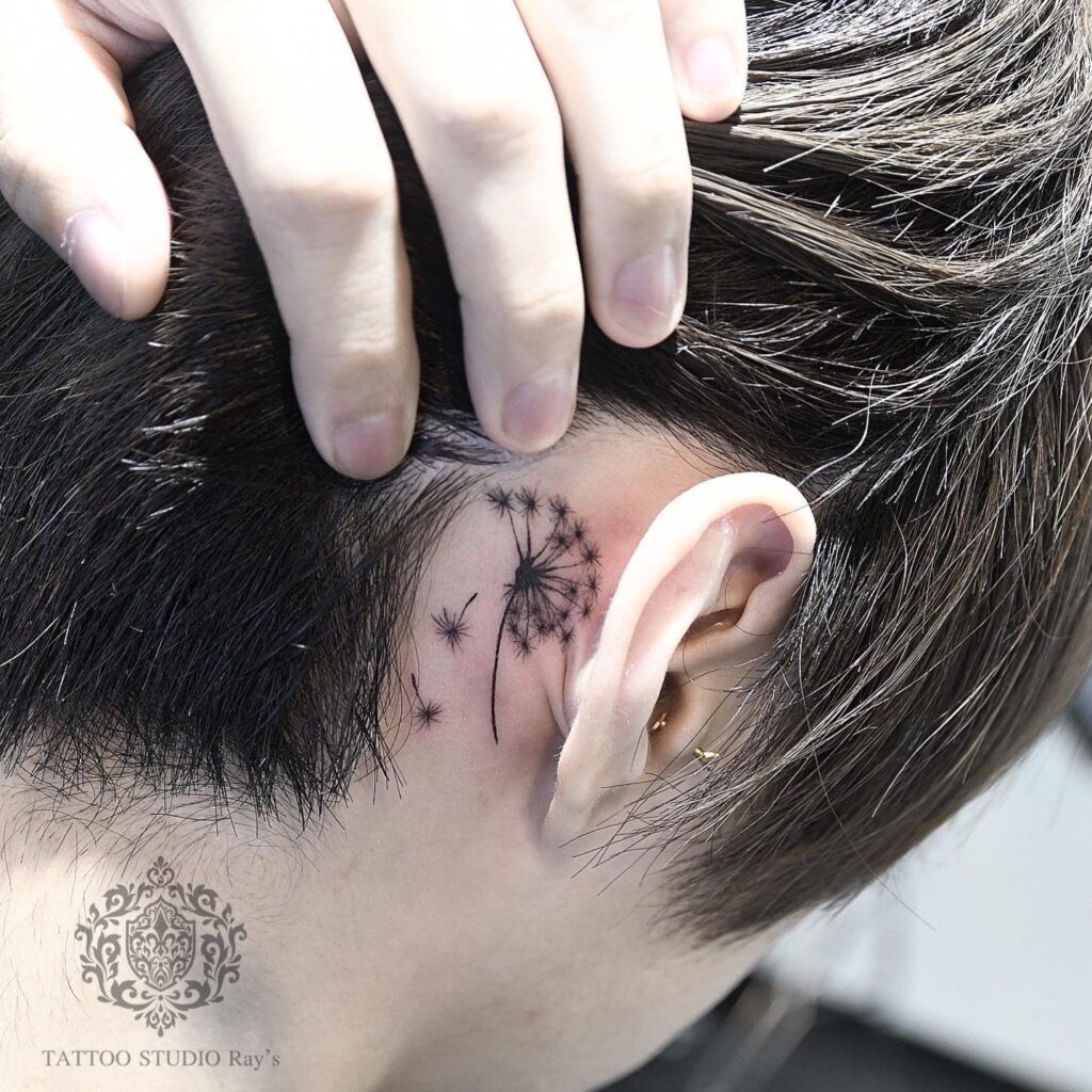 dandelion tattoo AYUMI