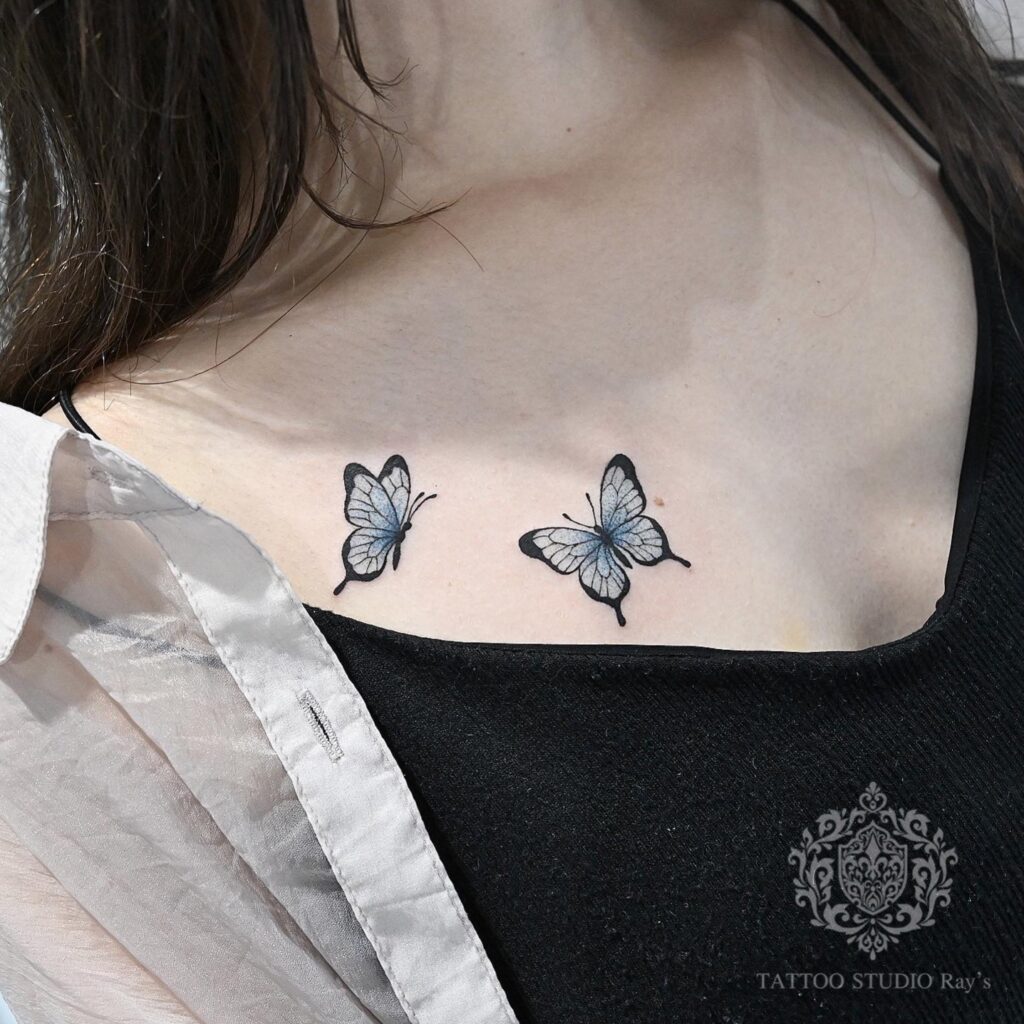 butterfly tattoo AYUMI