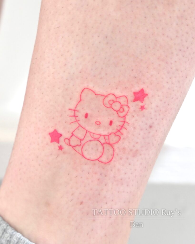 hello kitty tattoo Ban
