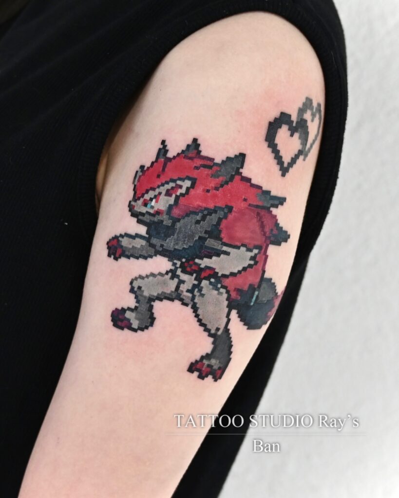 pokemon dot tattoo Ban