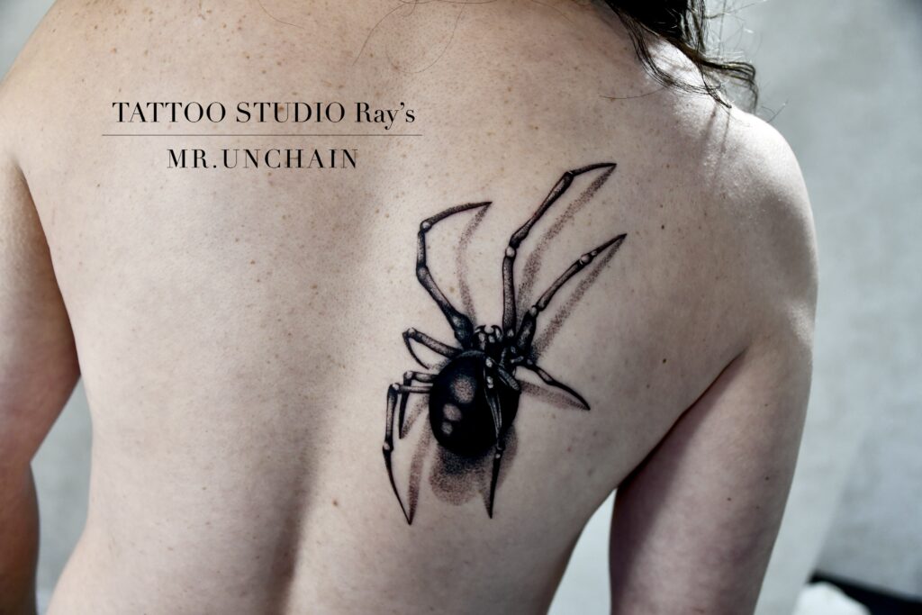 spider tattoo UC