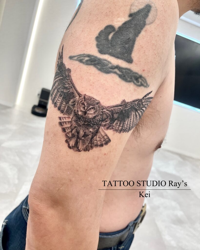 owl tattoo Kei
