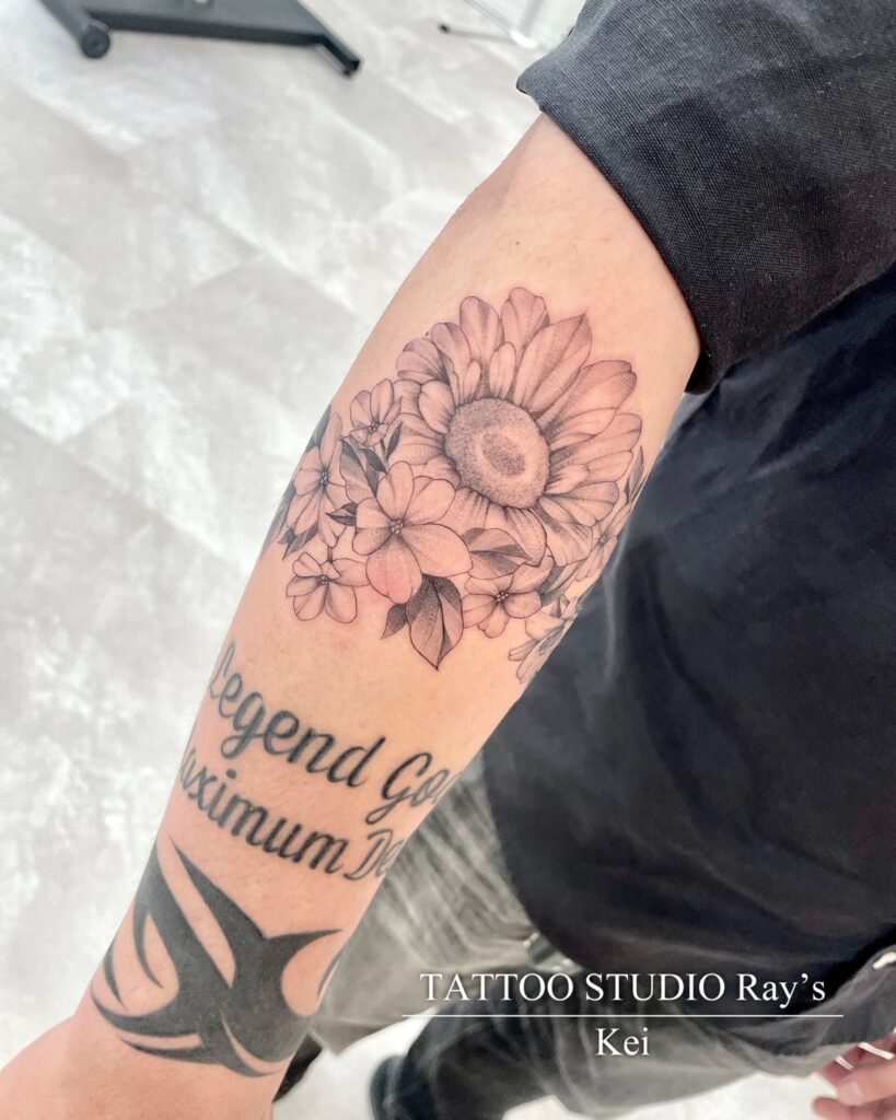 flower tattoo Kei