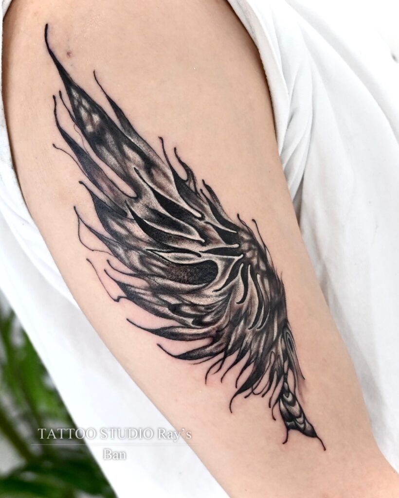 black wing tattoo ban