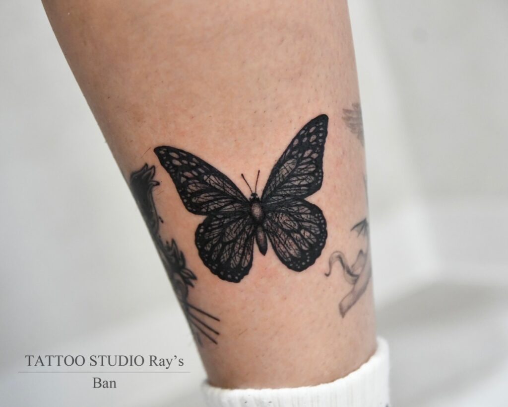 butterfly tattoo Ban