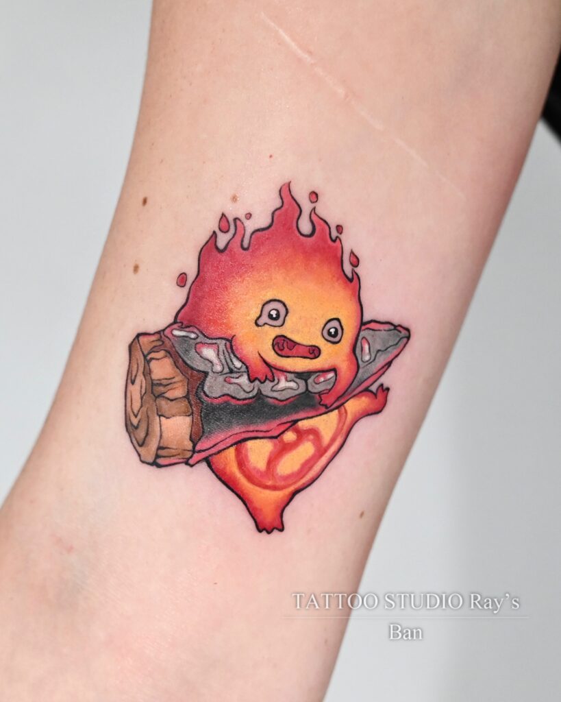 calcifer tattoo ban