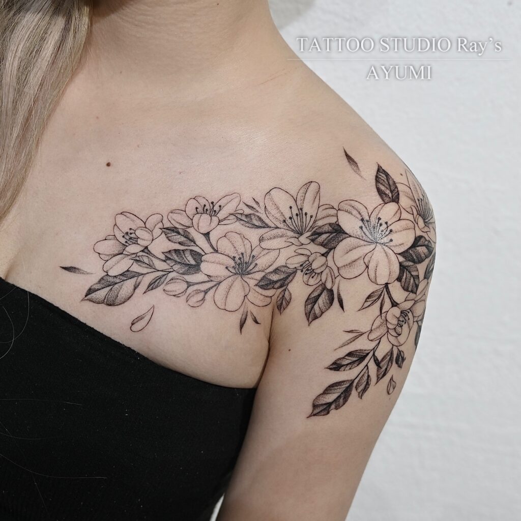 cherry blossom tattoo ayumi