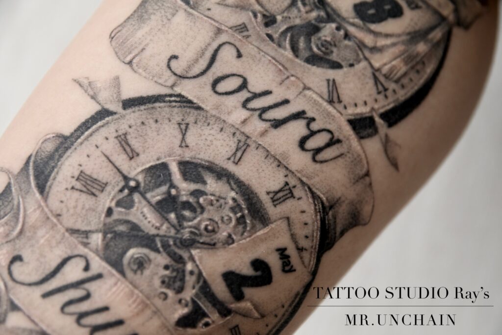 clock tattoo uc 02