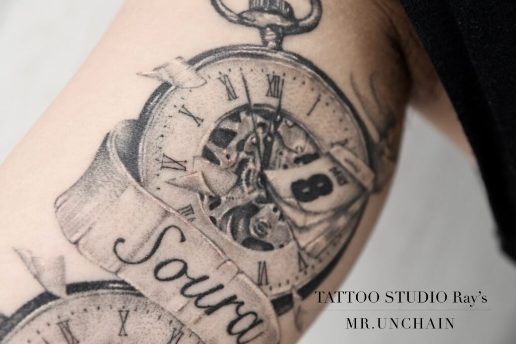 clock tattoo uc