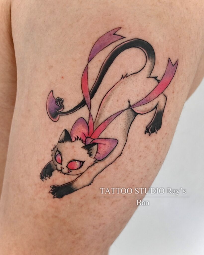 devil cat tattoo ban 02