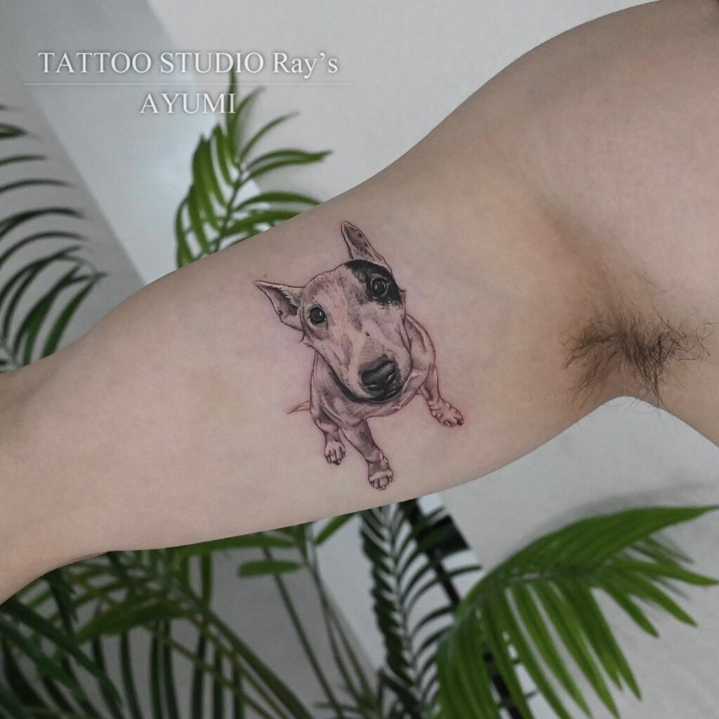 dog tattoo ayumi