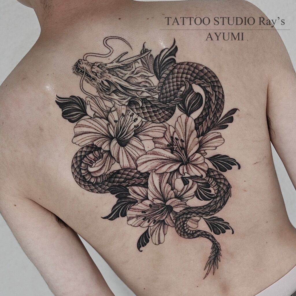 dragon × casablanca tattoo ayumi 01