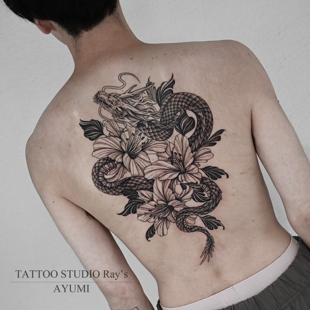 dragon × casablanca tattoo ayumi 02