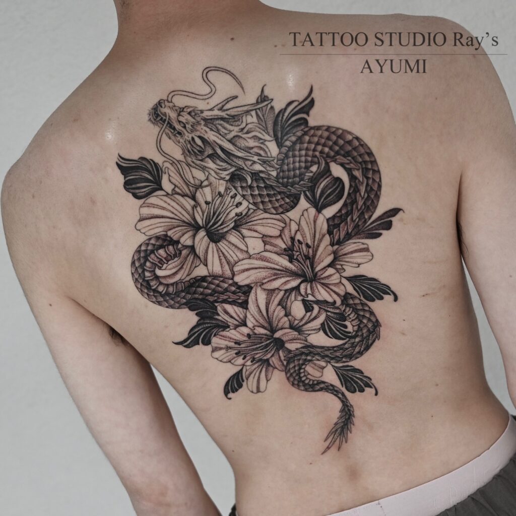 dragon × casablanca tattoo ayumi 03