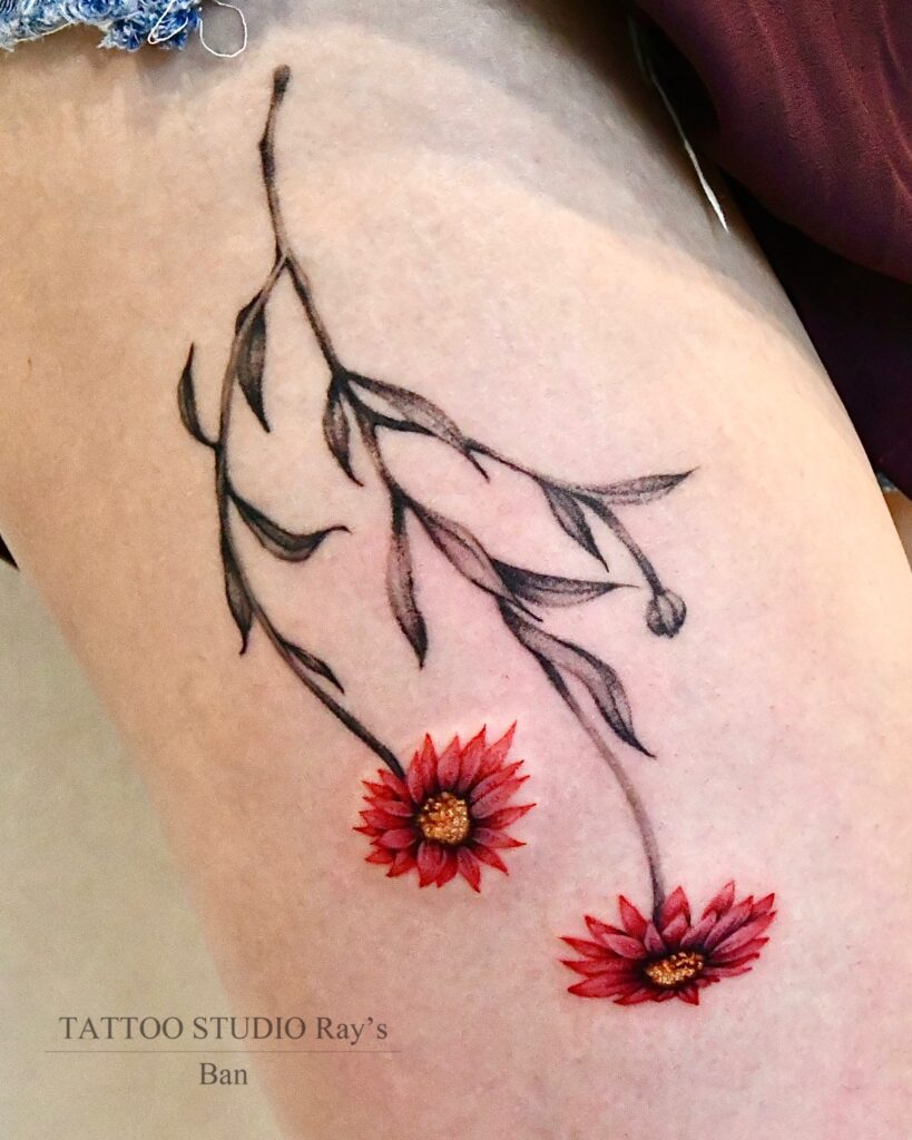 flower tattoo Ban