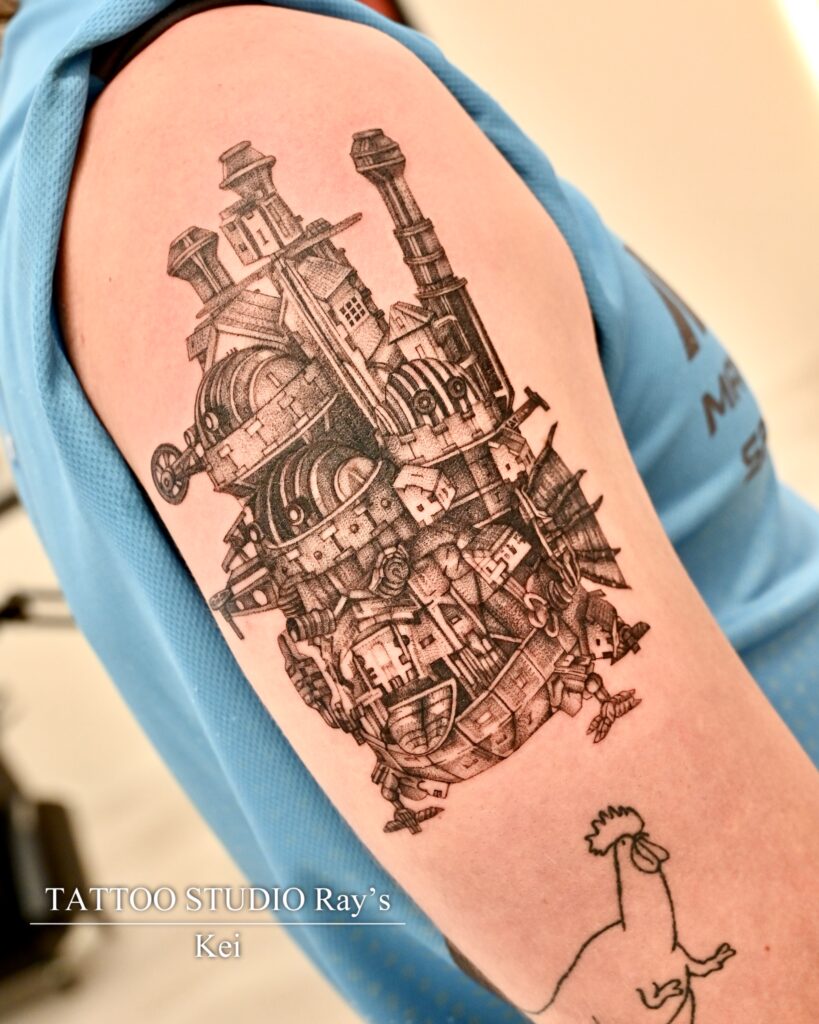 howl’s moving castle tattoo kei