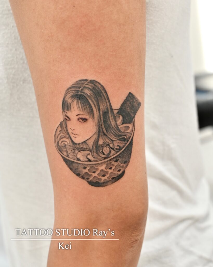 ramen × tomie tattoo kei