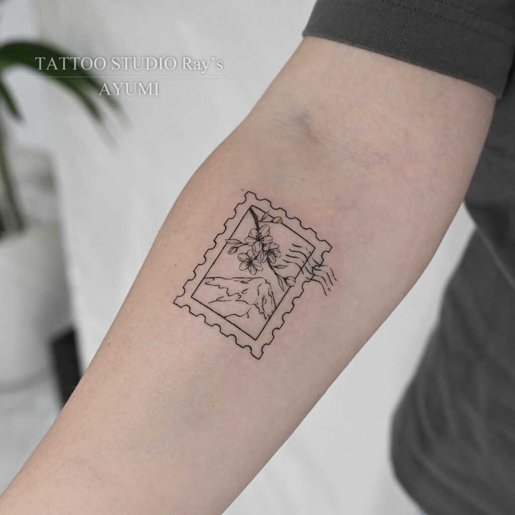 stamp tattoo ayumi