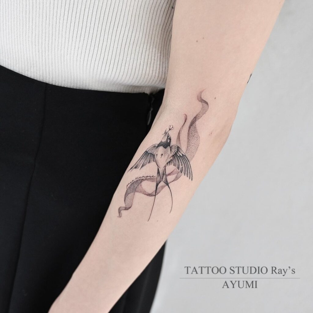 swallow tattoo ayumi