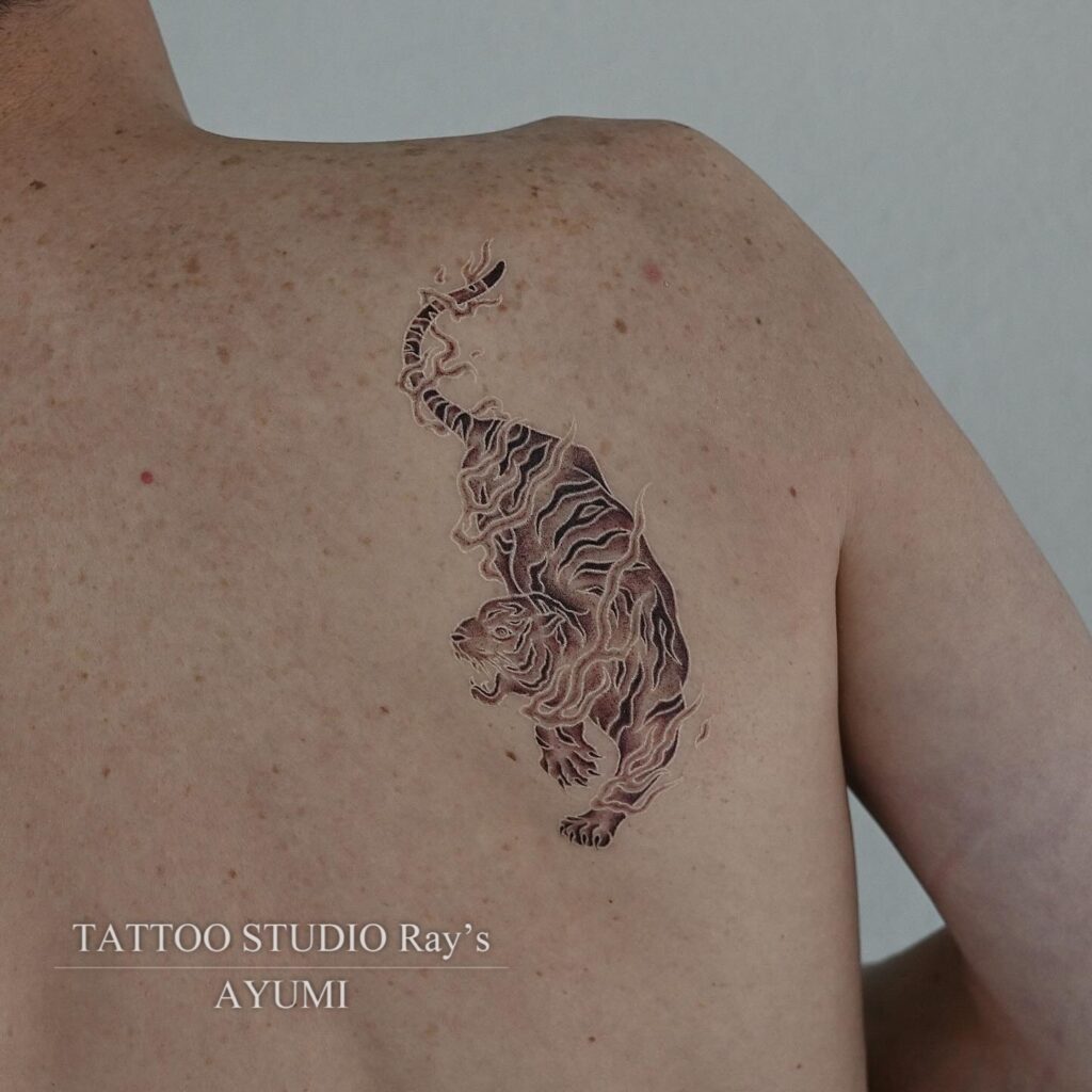 antima tiger tattoo ayumi