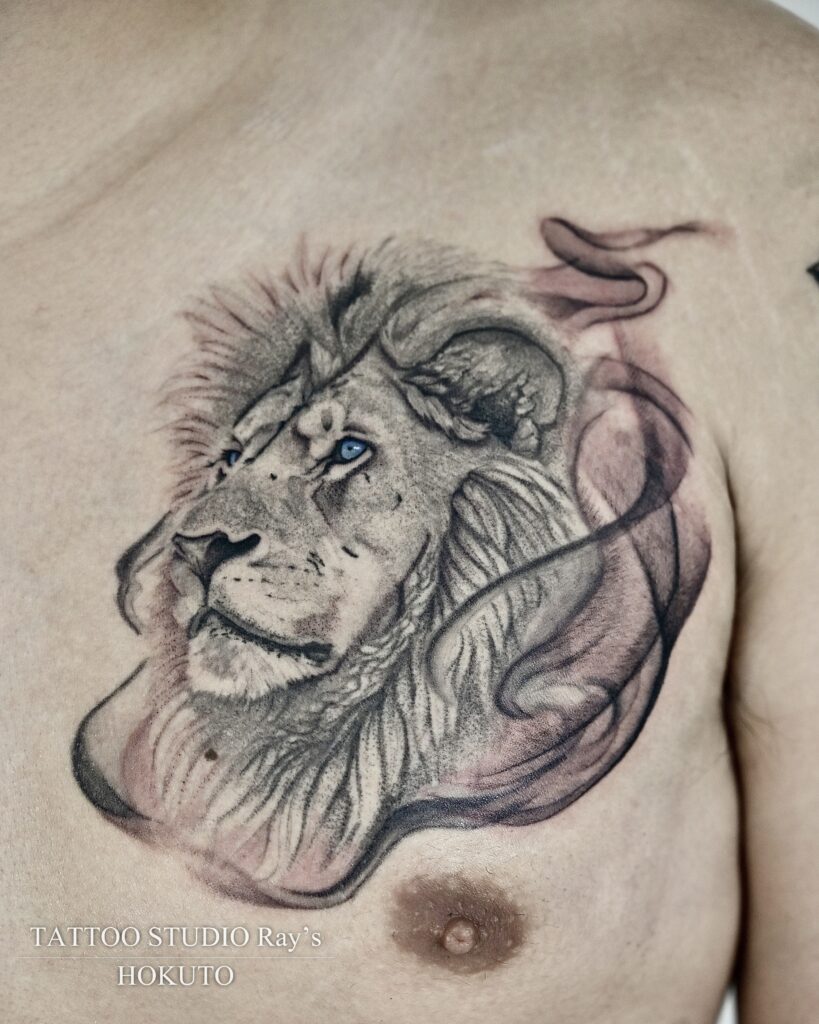 lion tattoo hokuto 02