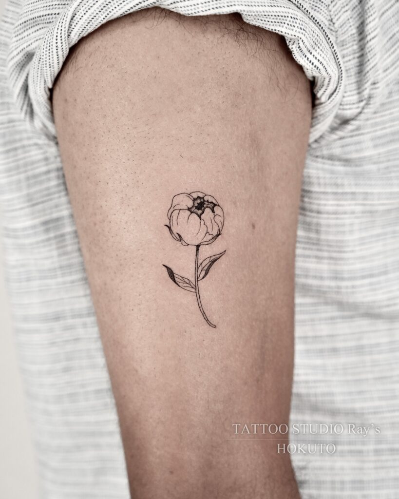 peony tattoo hokuto