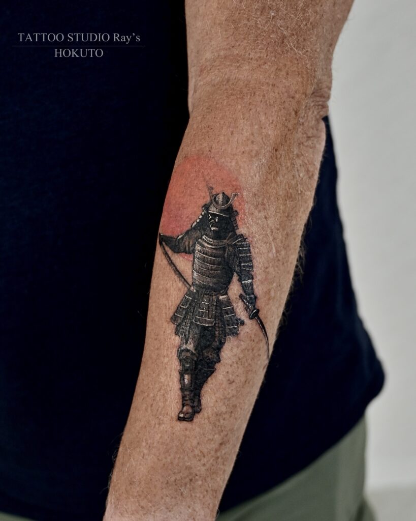 samurai & sun tattoo hokuto