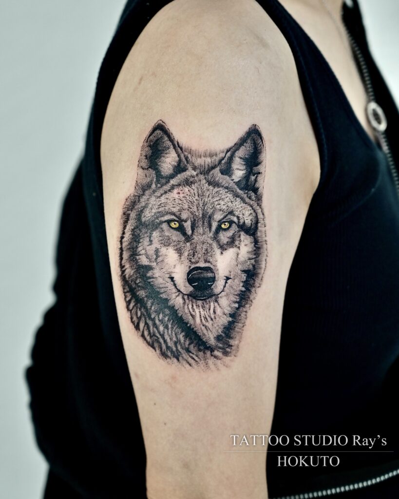 wolf tattoo hokuto 02