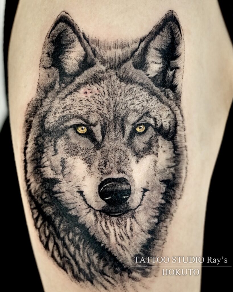 wolf tattoo hokuto 03