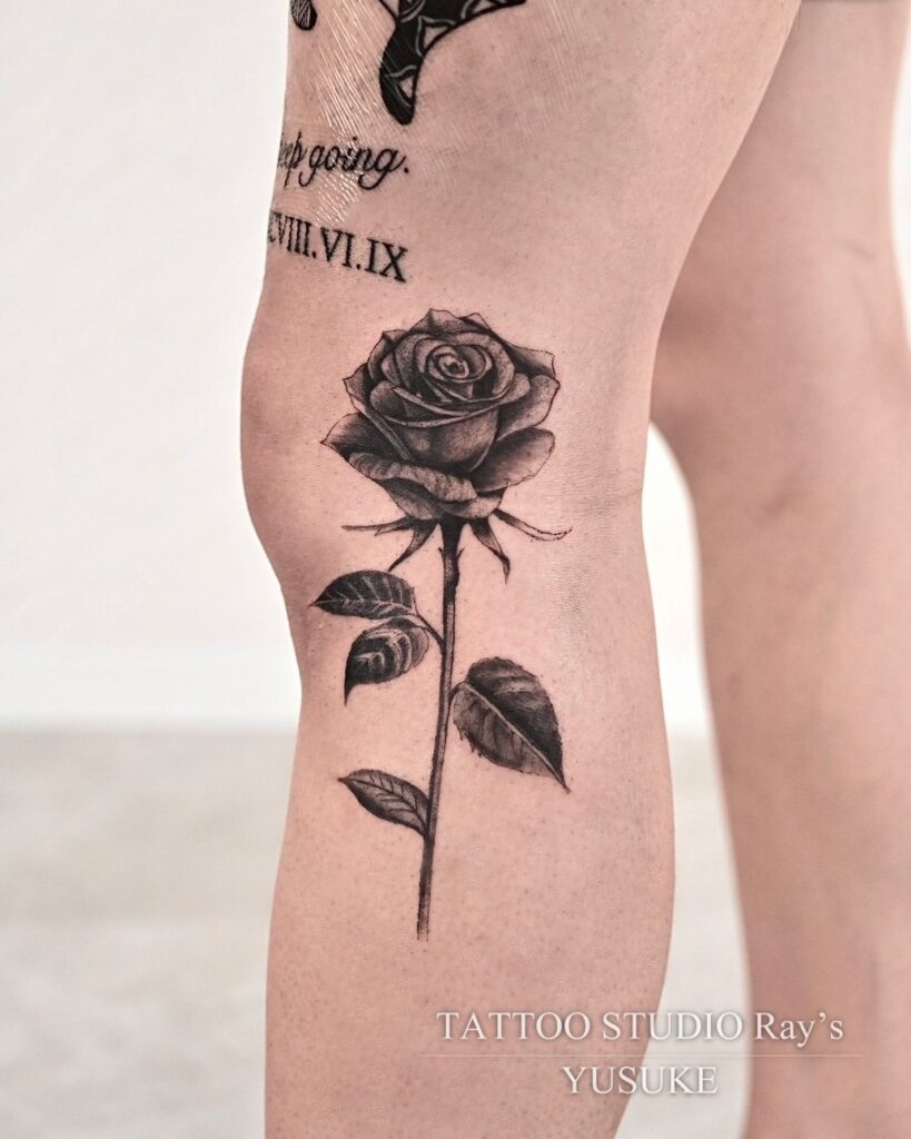 rose tattoo yusuke